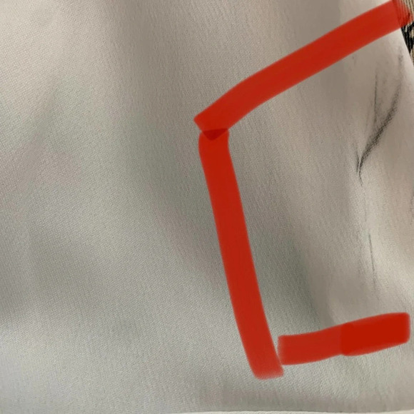 3.1 Phillip Lim Blouse Long Sleeve Empire Waist Satin‎ White Size 4 *Stained - Picture 12 of 12